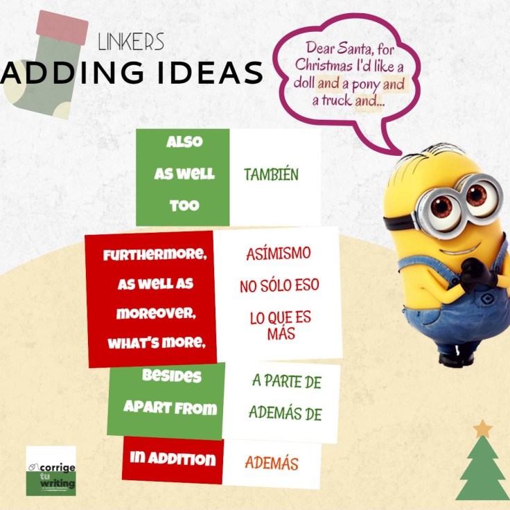 conectores linkers adding ideas